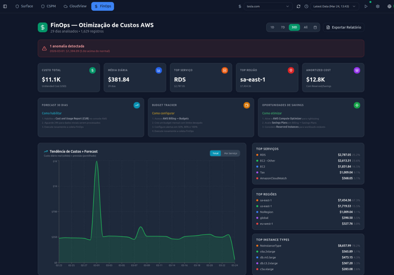 Plataforma FinOps Vulneri