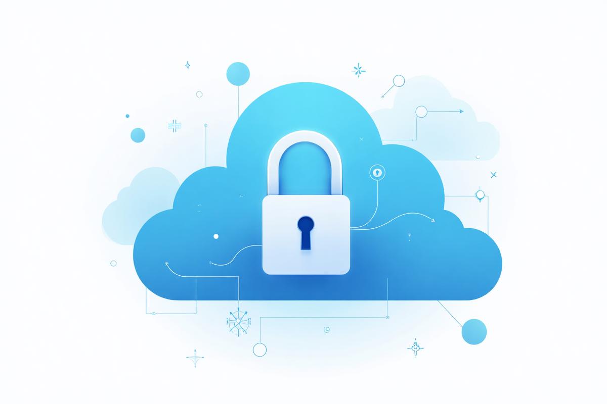 Cloud Security Platform Illustration